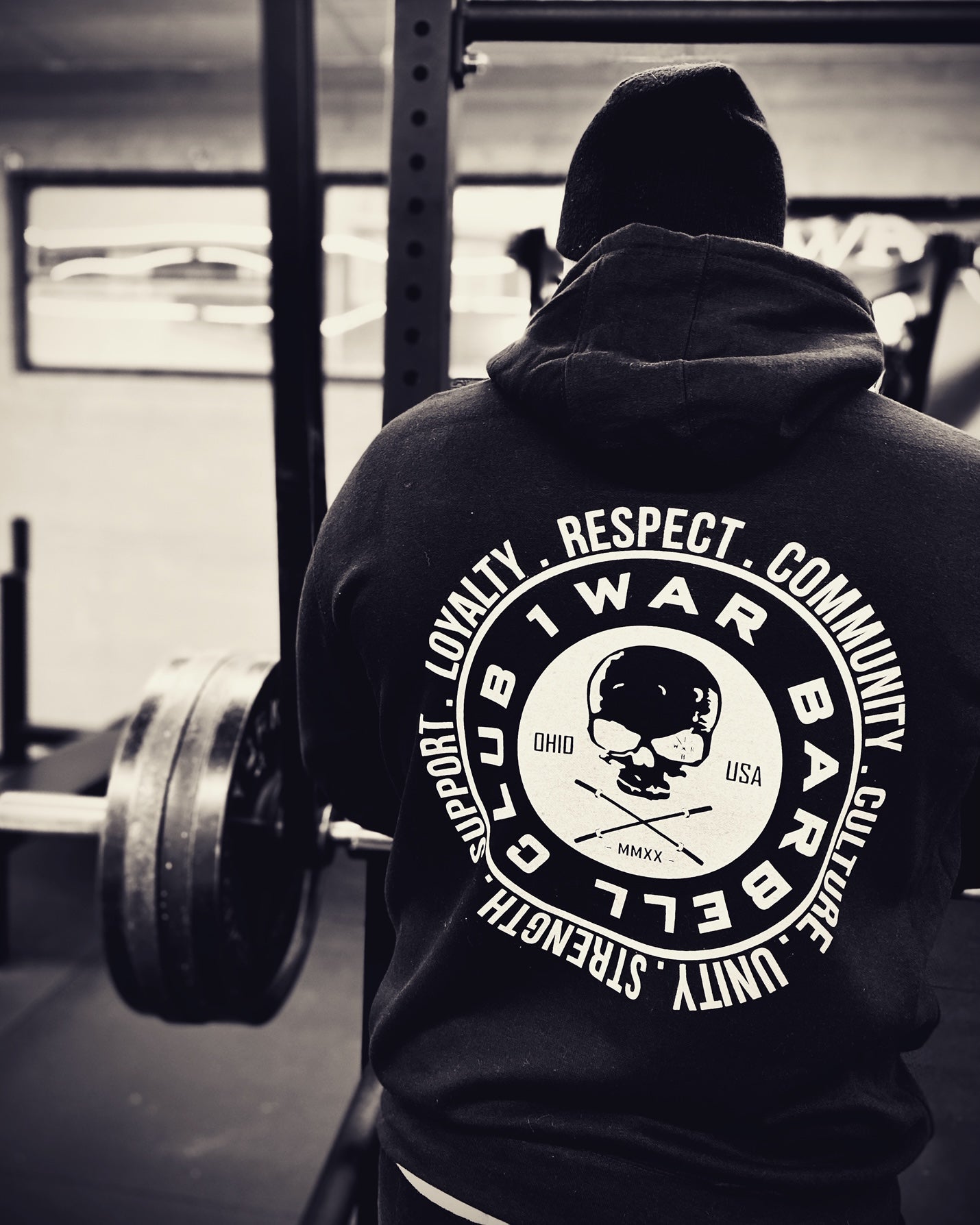 Barbell Crest hoodie