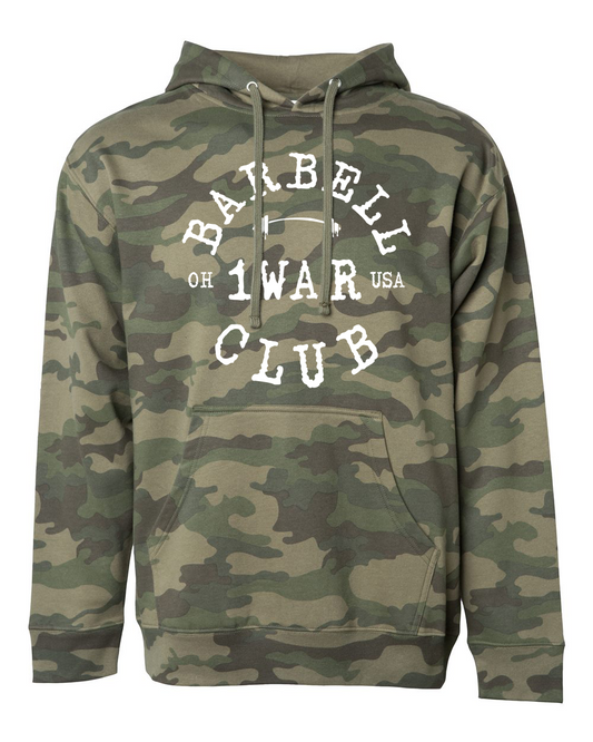 Camo Barbell Club hoodie